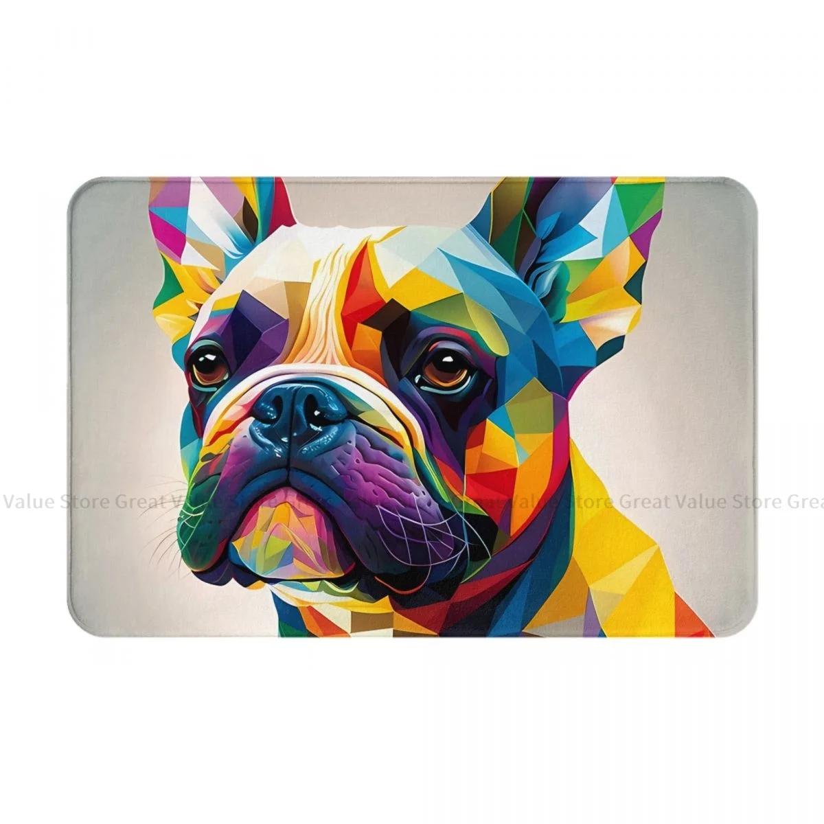 Vibrant Geometric Bulldog Floor Mat - Colorful and Unique Décor for Pet Lovers, Perfect for Living Rooms and Entrances 40x60cm
Vibrant Geometric Bulldog Floor Mat - Colorful and Unique Décor for Pet Lovers, Perfect for Living Rooms and Entrances 40x60cm