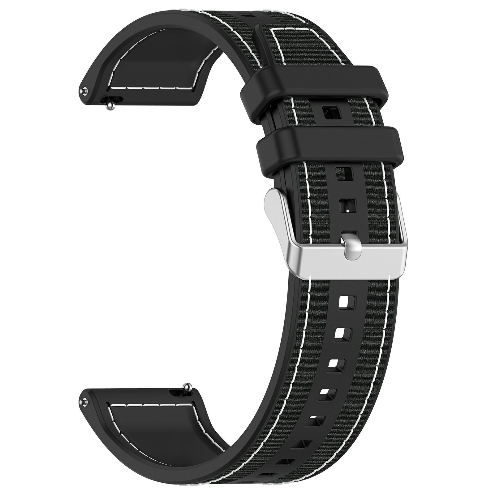 Для Samsung Galaxy Watch3 45мм/Huawei Watch GT 4 46мм Ремінець для годинника 22мм Силіконовий+Нейлоновий Браслет Midnight Blue
Для Samsung Galaxy Watch3 45мм/Huawei Watch GT 4 46мм Ремінець для годинника 22мм Силіконовий+Нейлоновий Браслет Midnight Blue