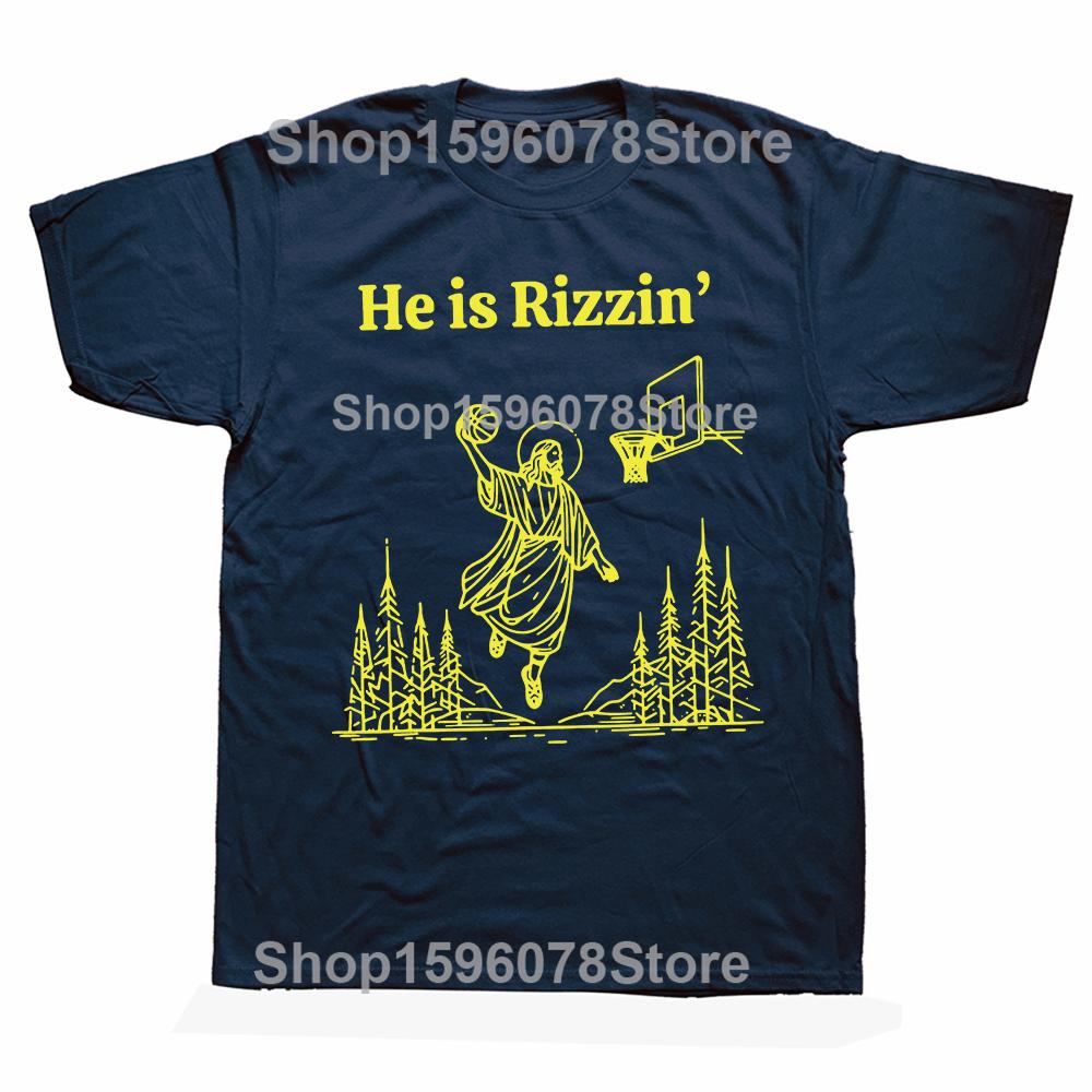 He Is Rizzin T Shirt Funny Christian Meme Y2k Graphic Tshirt For Unisex Women 100 Cotton Soft Unisex Tee Tops EU Size S
He Is Rizzin T Shirt Funny Christian Meme Y2k Graphic Tshirt For Unisex Women 100 Cotton Soft Unisex Tee Tops EU Size S