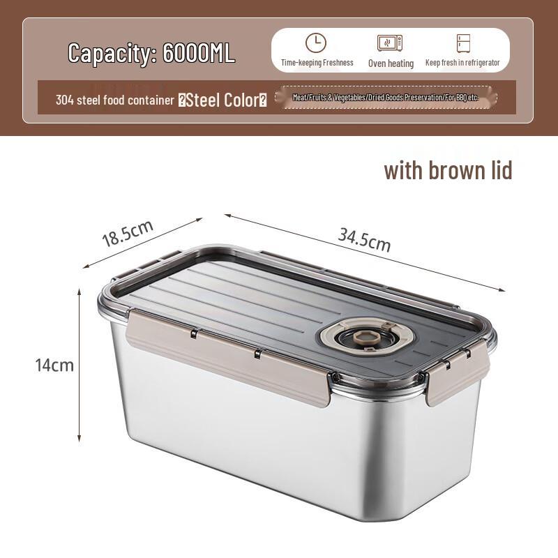 RuHan 304 Stainless Steel Food Storage Container
RuHan 304 Stainless Steel Food Storage Container