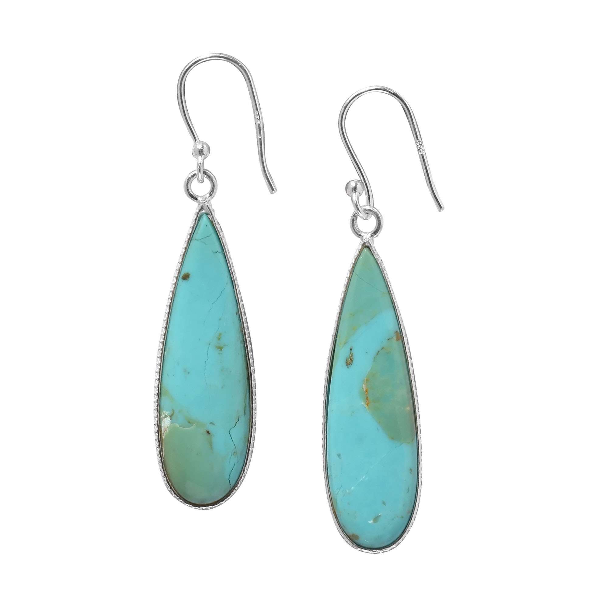 Turquoise Gemstone Earrings Solid 925 Sterling Silver Handmade Earrings Jewelry Gift For Women And Girls E-3284
Turquoise Gemstone Earrings Solid 925 Sterling Silver Handmade Earrings Jewelry Gift For Women And Girls E-3284