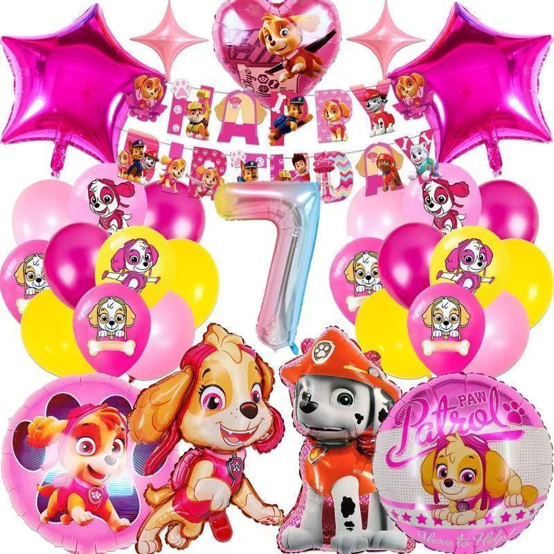 Набор детских воздушных шаров на день рождения, Цифровой шар из алюминиевой фольги в стиле «Щенячий патруль», Украшение для детской вечеринки по случаю дня рождения number 7
Набор детских воздушных шаров на день рождения, Цифровой шар из алюминиевой фольги в стиле «Щенячий патруль», Украшение для детской вечеринки по случаю дня рождения number 7