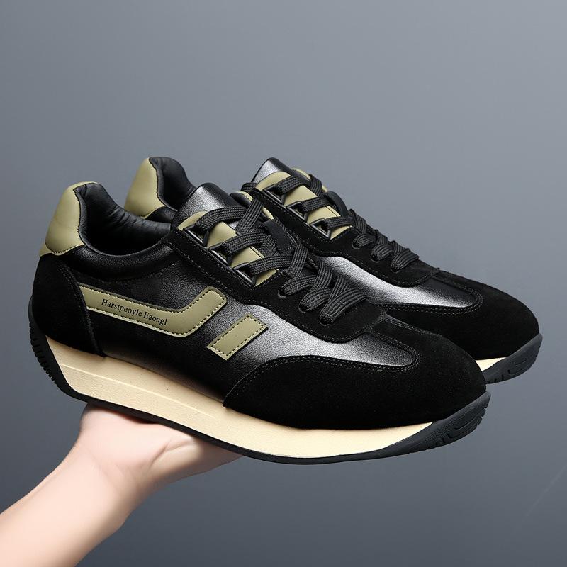 Весенние новые дышащие туфли на толстой подошве, мужские модные туфли, европейская станция, мужские туфли из натуральной кожи, мужская модная спортивная и повседневная обувь 44
Весенние новые дышащие туфли на толстой подошве, мужские модные туфли, европейская станция, мужские туфли из натуральной кожи, мужская модная спортивная и повседневная обувь 44