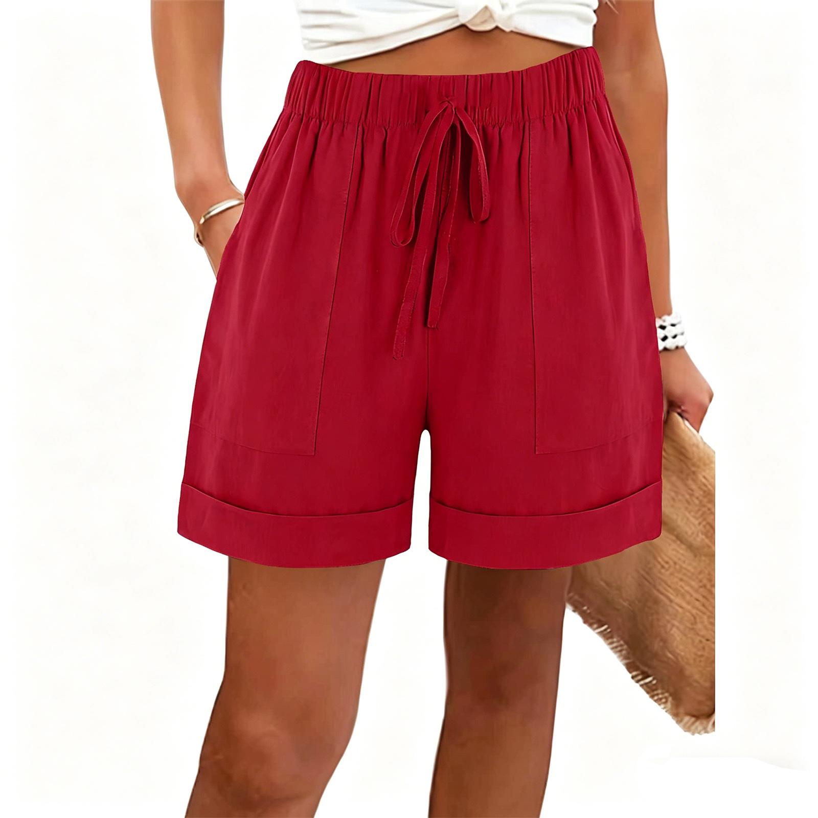 Women’s Drawstring Waist Casual Shorts with Pockets Relaxed Fit Soft Fabric Adjustable Waistband Summer Style M
Women’s Drawstring Waist Casual Shorts with Pockets Relaxed Fit Soft Fabric Adjustable Waistband Summer Style M