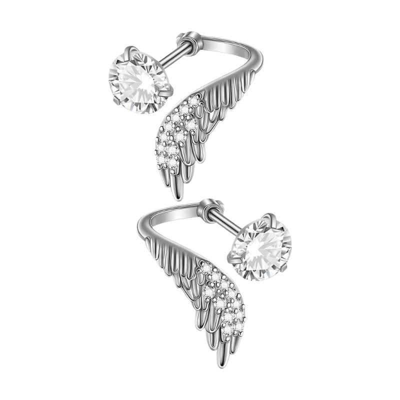 Elegant Angel Wing Earrings Stainless Steel Texture Women Comfortable Wear Earrings for Daily and Formal Occasions 1
Elegant Angel Wing Earrings Stainless Steel Texture Women Comfortable Wear Earrings for Daily and Formal Occasions 1