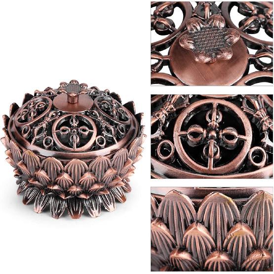 Horoper Lotus Incense Burner, Lotus Cone Vintage Incenses Burner Holder, Lotus Flower Shaped Incense Cone Holder, Lotus Incense Holder for Stick and
Horoper Lotus Incense Burner, Lotus Cone Vintage Incenses Burner Holder, Lotus Flower Shaped Incense Cone Holder, Lotus Incense Holder for Stick and