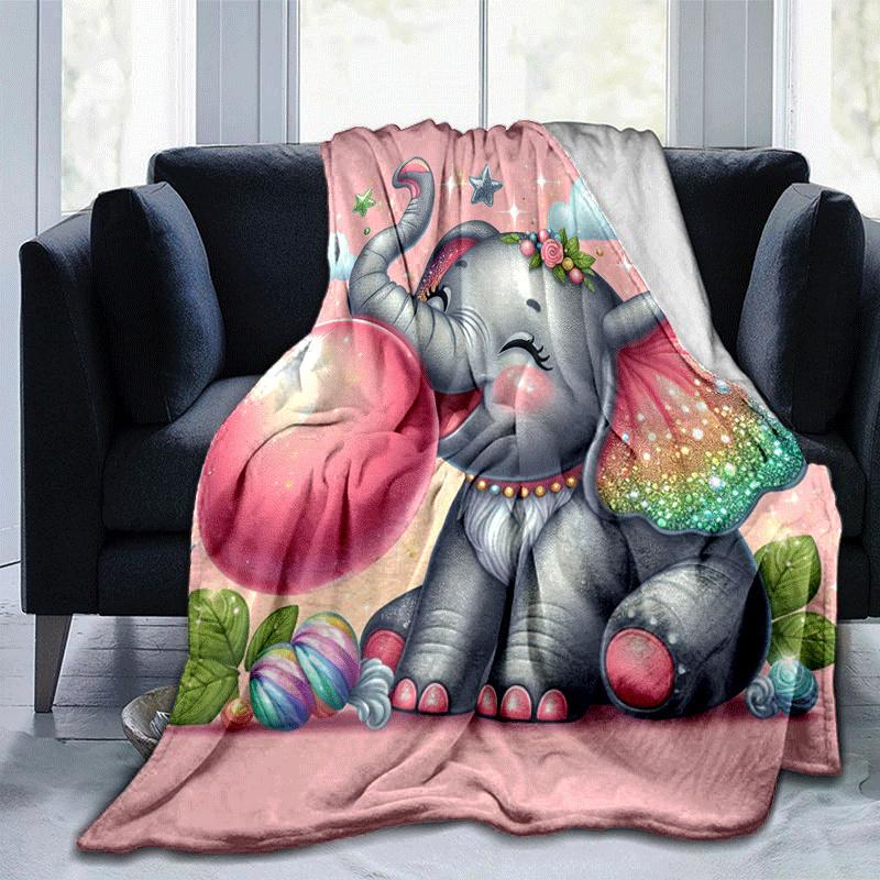 1pc Elephant Printing Lightweight Flannel Blanket, Comfortable and Warm Blanket, for Camping Sofa Bed and Couch Office, Gift 100x150cm
1pc Elephant Printing Lightweight Flannel Blanket, Comfortable and Warm Blanket, for Camping Sofa Bed and Couch Office, Gift 100x150cm