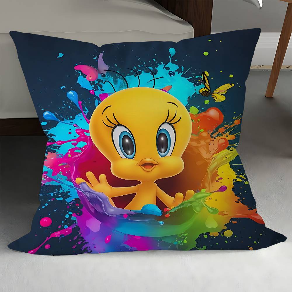 Cartoon T-Tweety Bird Personalized Picture Text Home Decorative Pillows Household Gifts 45x45cm 18x18Inch
Cartoon T-Tweety Bird Personalized Picture Text Home Decorative Pillows Household Gifts 45x45cm 18x18Inch