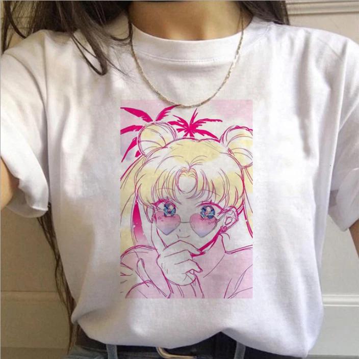 90s Anime Sailor Moon Retro Graphic TShirt Summer Cotton Tee for Unisex Women Streetwear Casual Trend Short Sleeve Top S
90s Anime Sailor Moon Retro Graphic TShirt Summer Cotton Tee for Unisex Women Streetwear Casual Trend Short Sleeve Top S