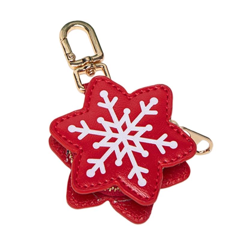 Compact Christmas Themed Keychain Coin Purse Wear Resistant Fashion Keyring PU Holiday Gift Accessory
Compact Christmas Themed Keychain Coin Purse Wear Resistant Fashion Keyring PU Holiday Gift Accessory