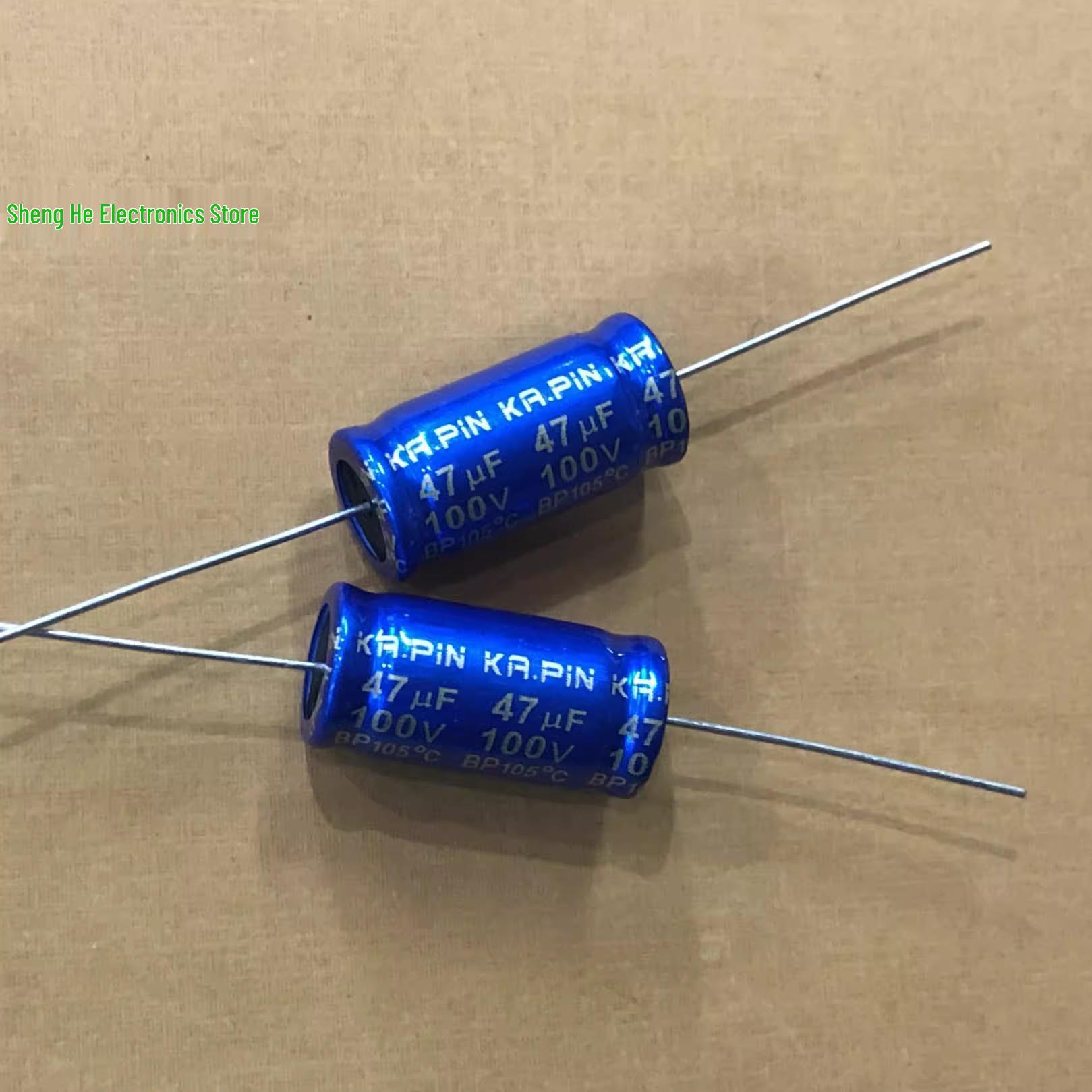 Brand New 47uF 100V Non-Polarized BP Electrolytic Capacitor for German Card Frequency Crossover
Brand New 47uF 100V Non-Polarized BP Electrolytic Capacitor for German Card Frequency Crossover