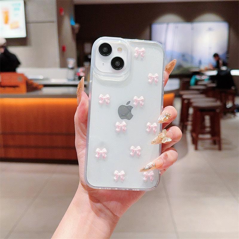 Cherry blossom powder butterfly bow tie mobile phone case for Iphone16Promax glitter transparent 17 Apple 15 women s 13 iPhone 7/8/SE 2020
Cherry blossom powder butterfly bow tie mobile phone case for Iphone16Promax glitter transparent 17 Apple 15 women s 13 iPhone 7/8/SE 2020
