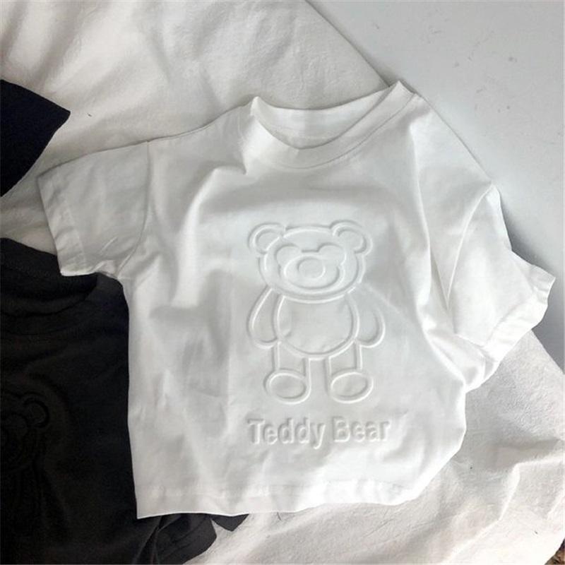 Kids Embossed Teddy Bear T-Shirt Boys Girls Short Sleeve Cotton Tee 3D Bear Print Casual Summer Tops For Toddler 90cm білий
Kids Embossed Teddy Bear T-Shirt Boys Girls Short Sleeve Cotton Tee 3D Bear Print Casual Summer Tops For Toddler 90cm білий