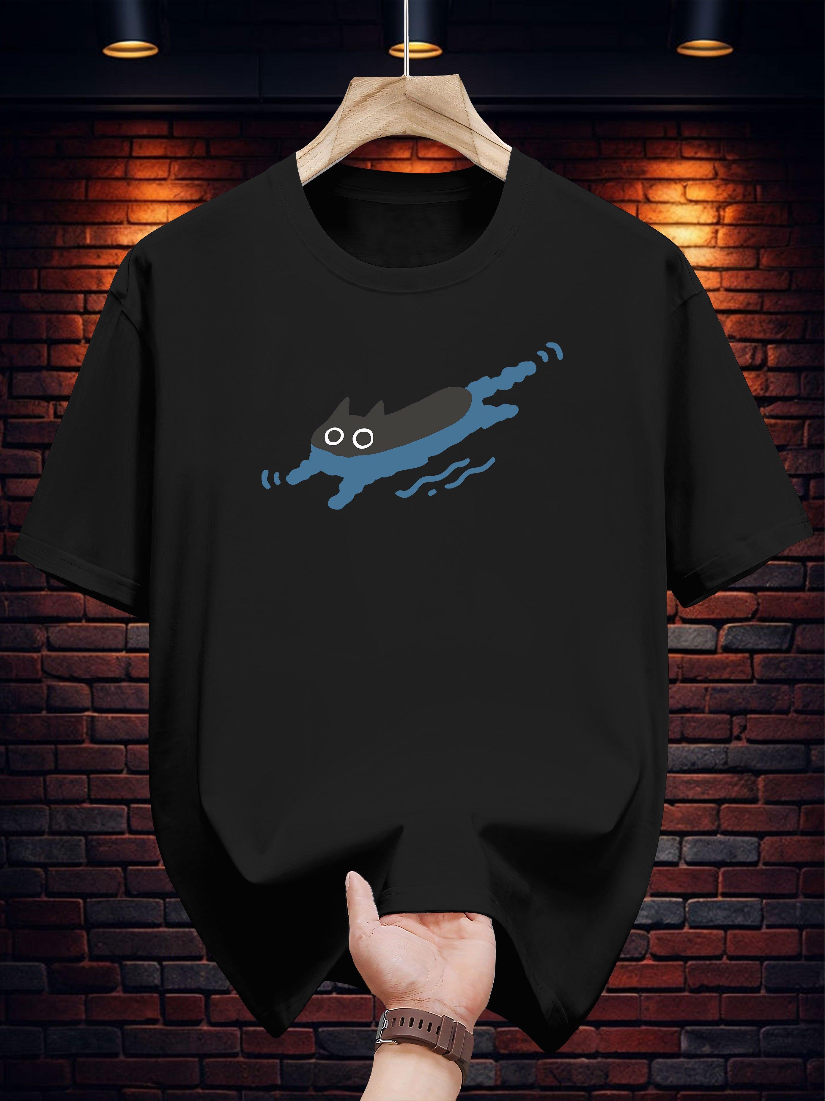 Graphic Print T-shirt - Casual Crew Neck Short Sleeve Tee with Blue Dolphin Design XXL
Graphic Print T-shirt - Casual Crew Neck Short Sleeve Tee with Blue Dolphin Design XXL