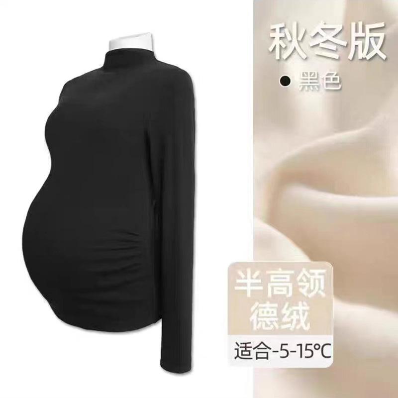 Maternity clothing autumn and winter top bottoming shirt women s new elastic spring semi-turtleneck inner with warm long-sleeved t-shirt tide M 80-52.5kg
Maternity clothing autumn and winter top bottoming shirt women s new elastic spring semi-turtleneck inner with warm long-sleeved t-shirt tide M 80-52.5kg