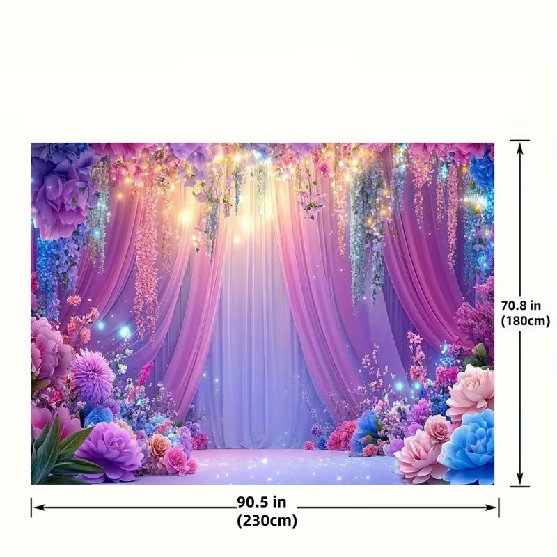 2D Dreamy Hanging Floral Curtain Backdrop Wedding Ceremony & Party Decoration Background 47.2x31.5inch/120*80cm
2D Dreamy Hanging Floral Curtain Backdrop Wedding Ceremony & Party Decoration Background 47.2x31.5inch/120*80cm