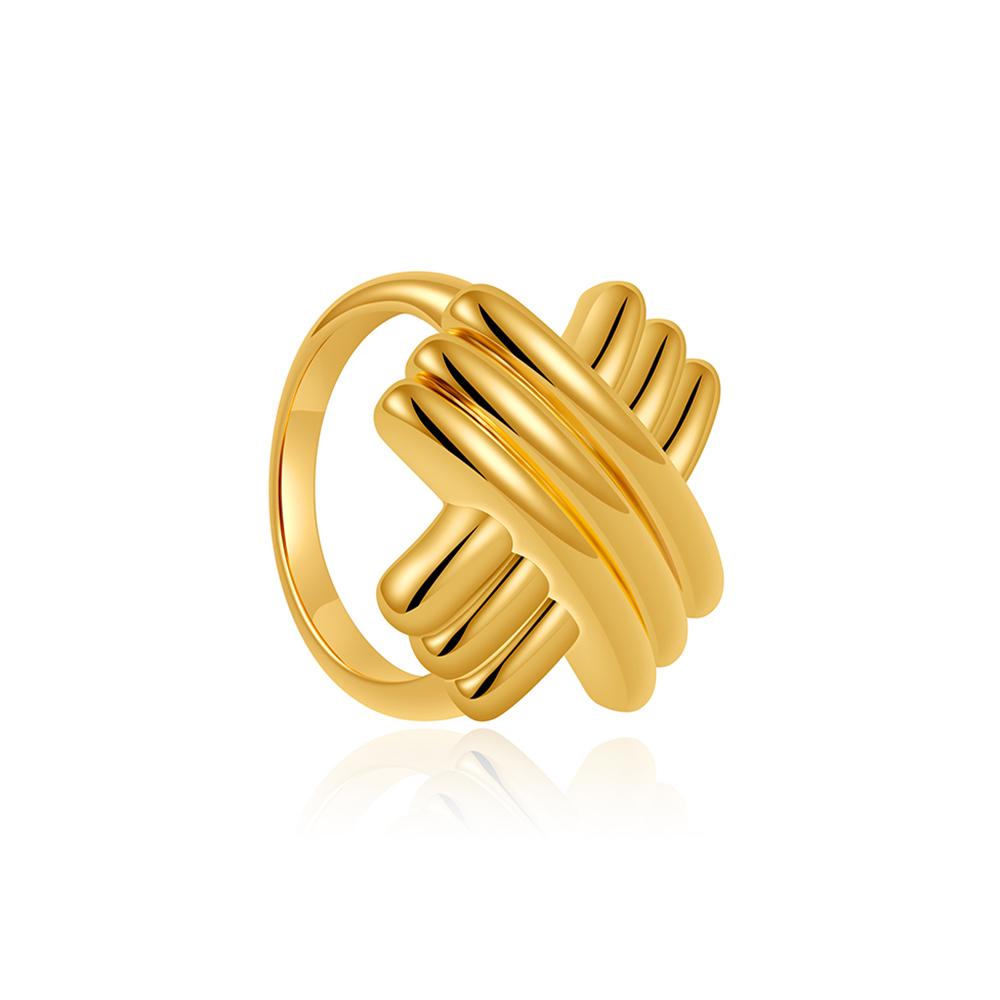 Punk Hiphop Multilayer Metal Cross Rings for Women Polished 18K Gold Plated Waterproof Personality Geometric Wedding Zircon New size 6
Punk Hiphop Multilayer Metal Cross Rings for Women Polished 18K Gold Plated Waterproof Personality Geometric Wedding Zircon New size 6