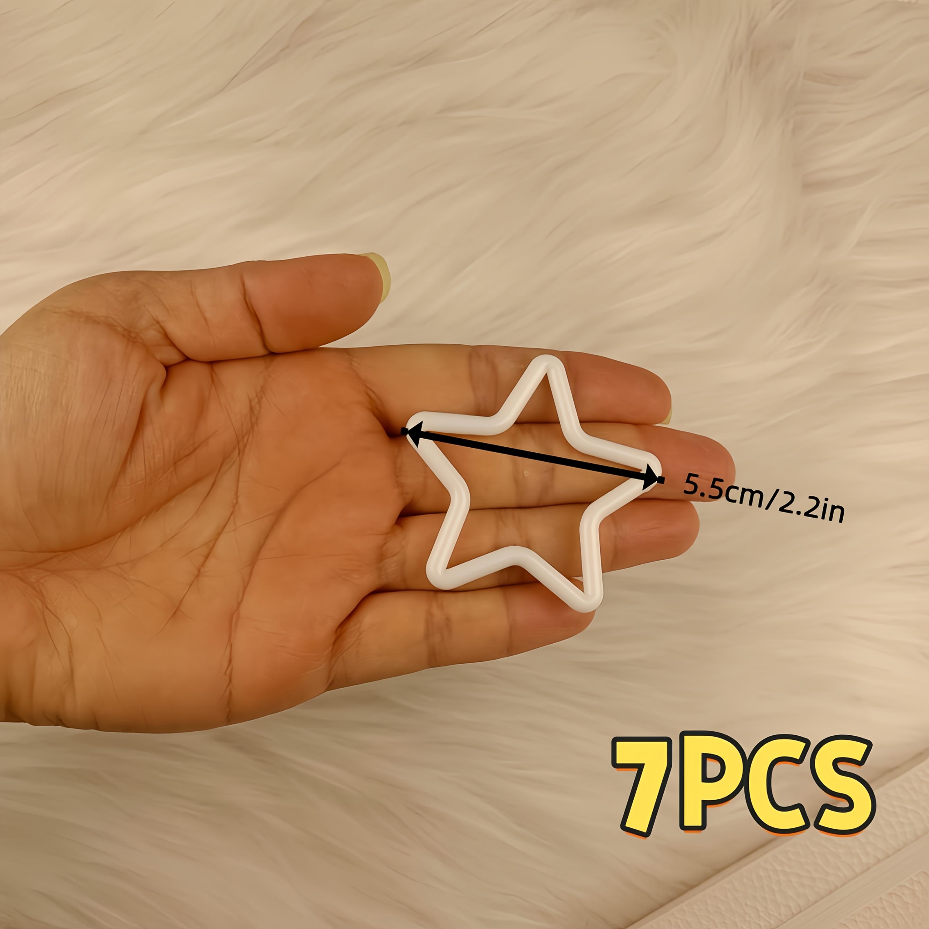 7pcs Plastic Woven Rings, Very Stylish And Suitable for Crafts, Handmade Woven Net Ring Pendants, Room Home Decoration
7pcs Plastic Woven Rings, Very Stylish And Suitable for Crafts, Handmade Woven Net Ring Pendants, Room Home Decoration