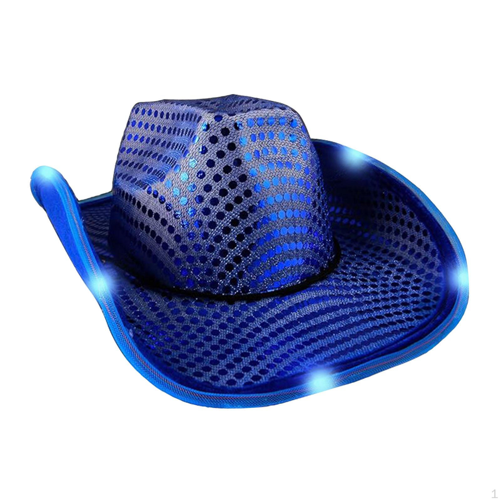 Ковбойская шляпа с подсветкой, модная кепка для праздничного празднования, ночного клуба, косплей, подарок синий
Ковбойская шляпа с подсветкой, модная кепка для праздничного празднования, ночного клуба, косплей, подарок синий