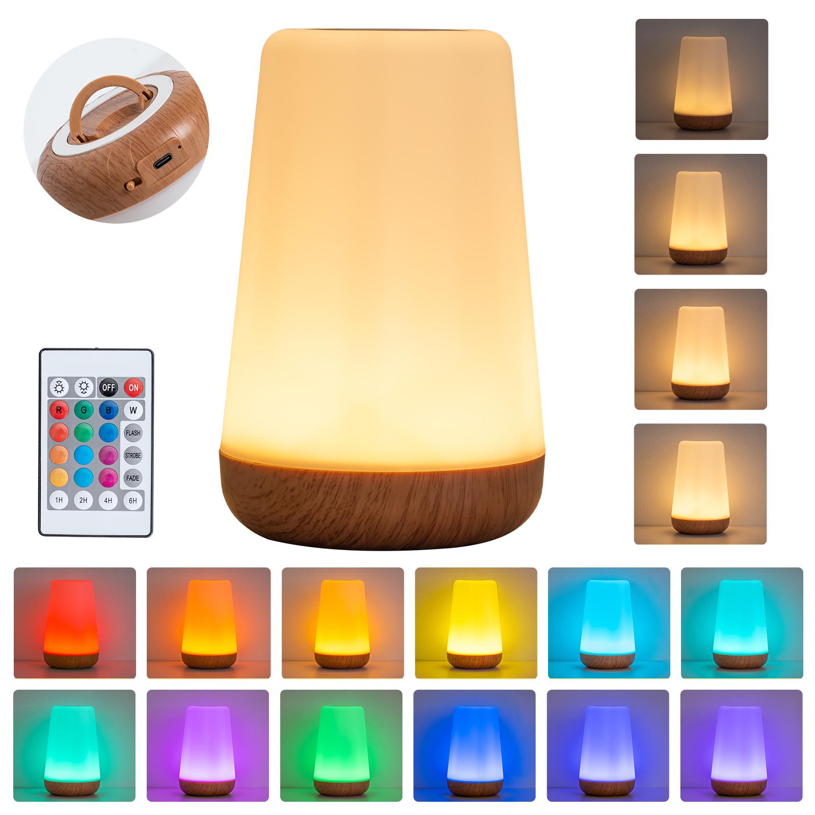 USB Touch Control LED Night Light 13 Colors Changing Dimmable Bedside Table Lamp with Remote for Bedroom Camping Reading Decor
USB Touch Control LED Night Light 13 Colors Changing Dimmable Bedside Table Lamp with Remote for Bedroom Camping Reading Decor