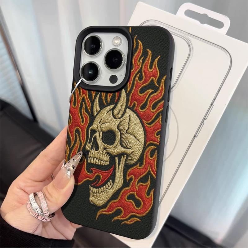Skeleton Flame Silicone Pattern Lychee Texture Phone Case For iPhone 17 Air 16 e 15 14 13 12 11 Pro Max Plus SE Soft Cover iPhone 13 Pro
Skeleton Flame Silicone Pattern Lychee Texture Phone Case For iPhone 17 Air 16 e 15 14 13 12 11 Pro Max Plus SE Soft Cover iPhone 13 Pro