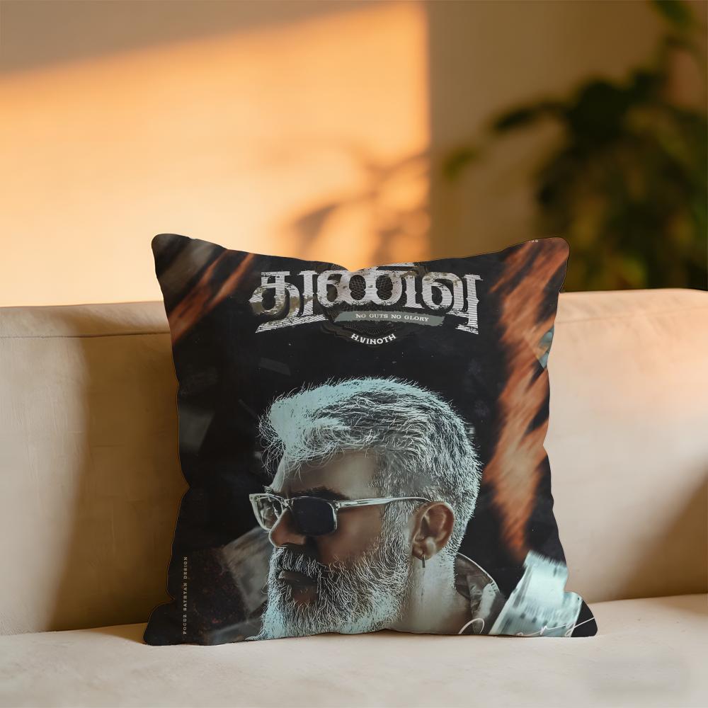 Movie Thunivu Cushion Cover Cozy Velvet Throw PillowSoft Warm Cushion For Sofa Bed 30x30 cm
Movie Thunivu Cushion Cover Cozy Velvet Throw PillowSoft Warm Cushion For Sofa Bed 30x30 cm