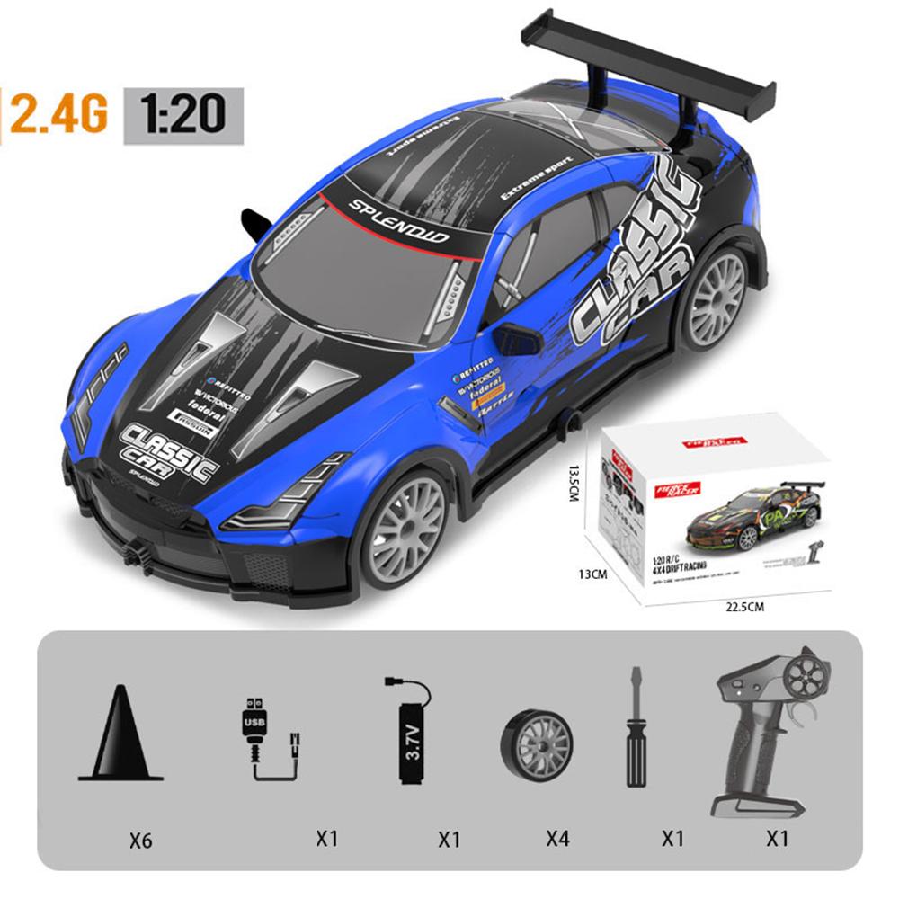 1:20 4WD Drift 2.4G Remote Control Racing Car Model with Light Children Toy 102-1 Orange
1:20 4WD Drift 2.4G Remote Control Racing Car Model with Light Children Toy 102-1 Orange