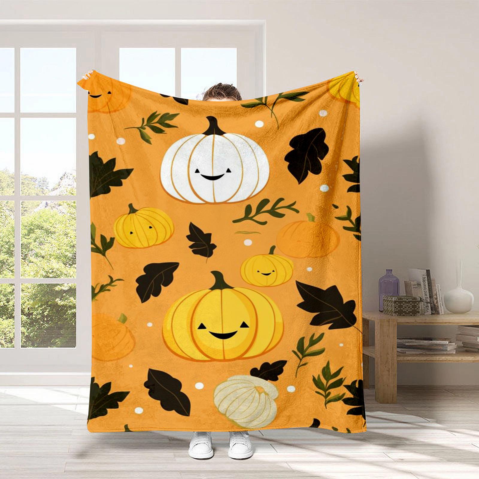 Halloween-themed patterns Printed Blanket for Sofa Travel Camping Living Room Office Conditioning Blanket for All Seasons Gifts 75x90cm
Halloween-themed patterns Printed Blanket for Sofa Travel Camping Living Room Office Conditioning Blanket for All Seasons Gifts 75x90cm