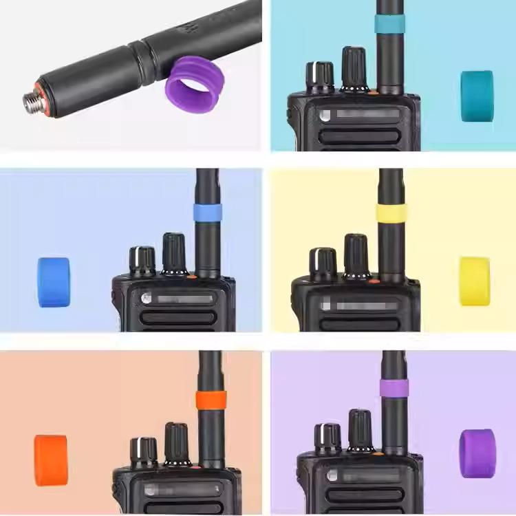 Colorful Walkie-Talkie Antenna Rings Set - Protective Cover & Identification Accessories Purple Set of 5
Colorful Walkie-Talkie Antenna Rings Set - Protective Cover & Identification Accessories Purple Set of 5