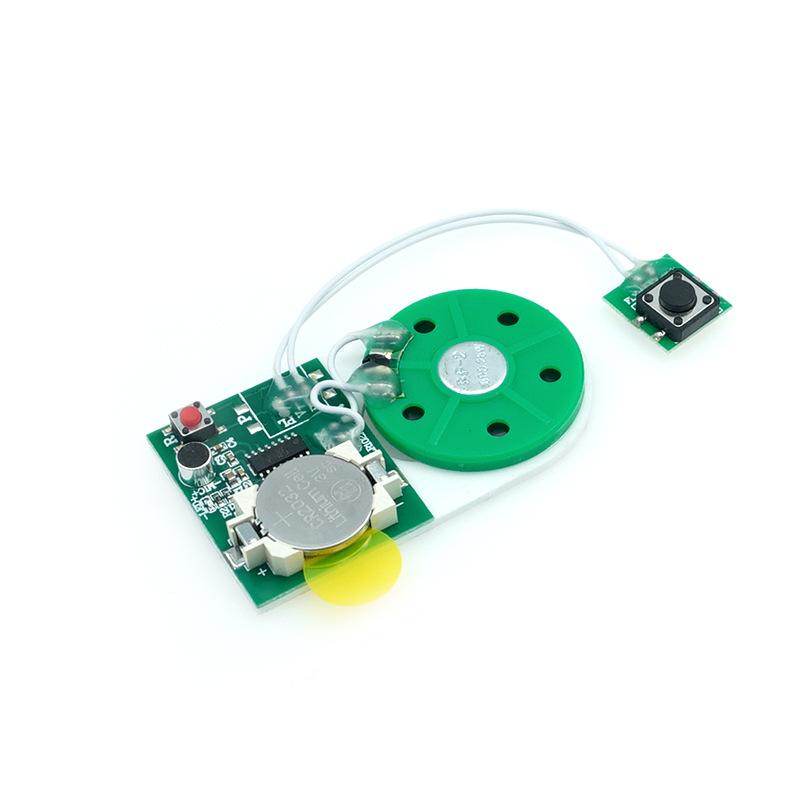 1 Piece 25 Seconds Recording Module Button Control Compact With Double Faced Adhesive Tape Recordable Sound Chip Pcb
1 Piece 25 Seconds Recording Module Button Control Compact With Double Faced Adhesive Tape Recordable Sound Chip Pcb