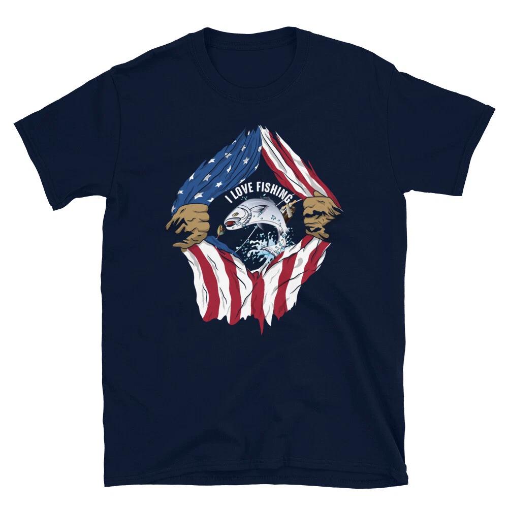 STRENGTH American Flag I Love Fishing Fish Nature Outdoors T-Shirt L
STRENGTH American Flag I Love Fishing Fish Nature Outdoors T-Shirt L