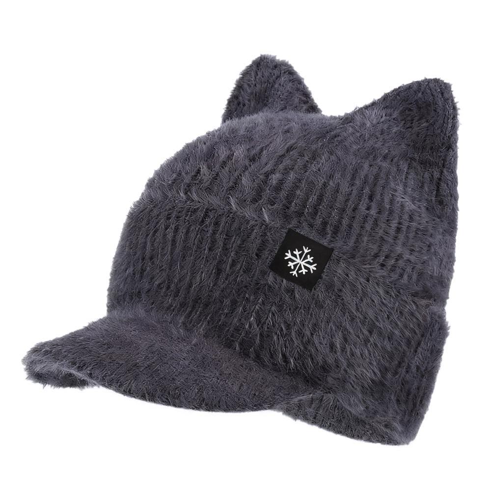 Trendy Candy Colors Winter Hat Soft Cat Ear Shape Knitted Hat Warm Faux Fur Hat Winter Season серый
Trendy Candy Colors Winter Hat Soft Cat Ear Shape Knitted Hat Warm Faux Fur Hat Winter Season серый