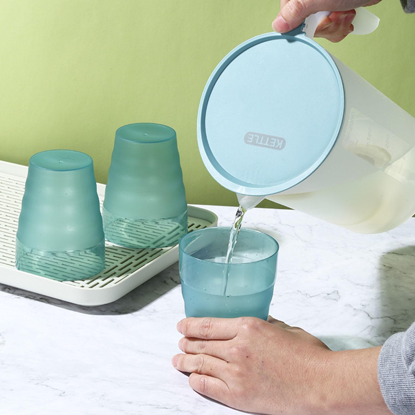 Plastic Thickened Large Capacity Cold Water Bottle Cup Set Domestic Flask Cold Water Bottle Juice Milk Teapot With Scale светло-синий
Plastic Thickened Large Capacity Cold Water Bottle Cup Set Domestic Flask Cold Water Bottle Juice Milk Teapot With Scale светло-синий
