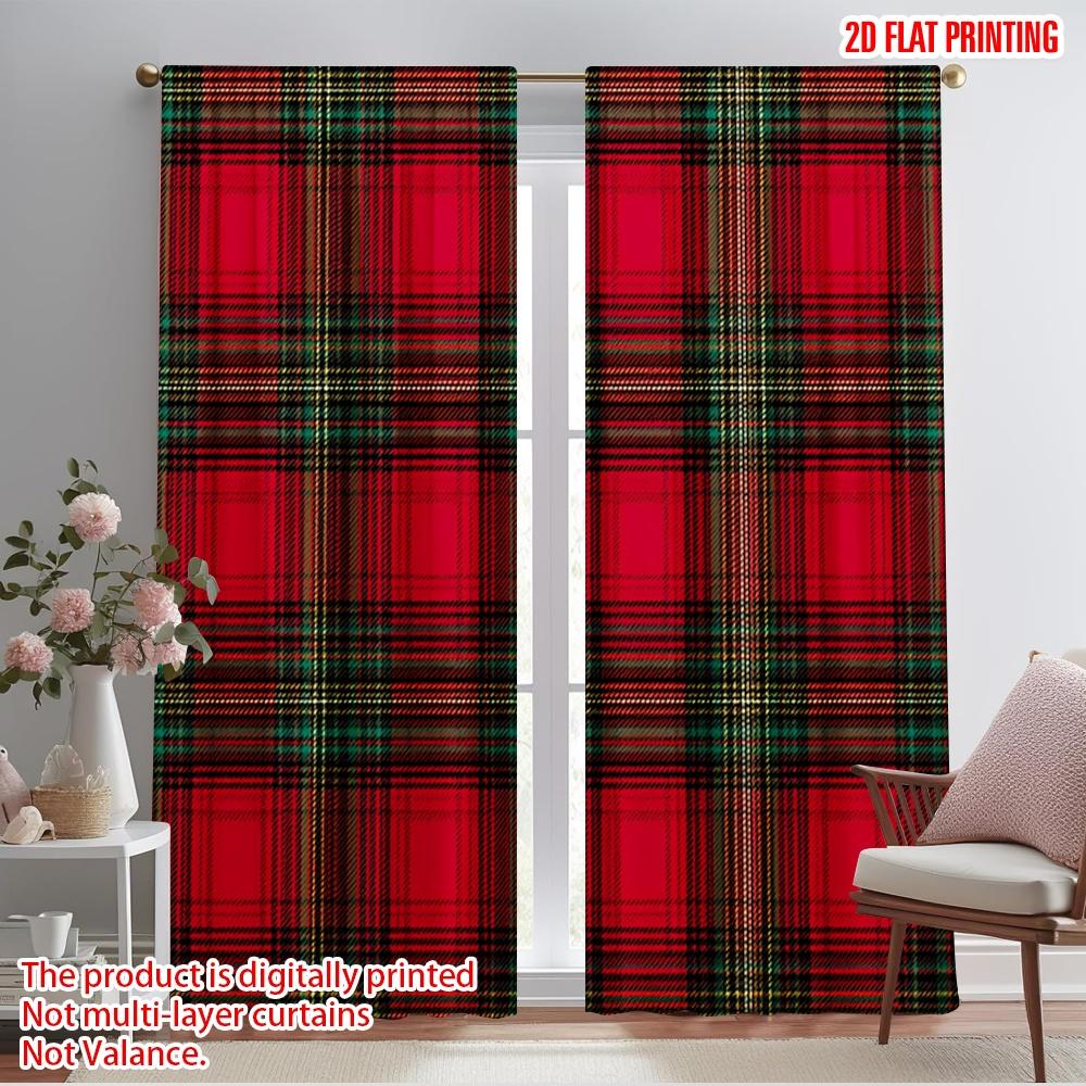 2pcs,2D plane printing Curtain Fabric Christmas Vintage Prints Versatile Durable Polyester (without rod) Festive for Kitchen 52.50×116.00 CM 2pcs
2pcs,2D plane printing Curtain Fabric Christmas Vintage Prints Versatile Durable Polyester (without rod) Festive for Kitchen 52.50×116.00 CM 2pcs