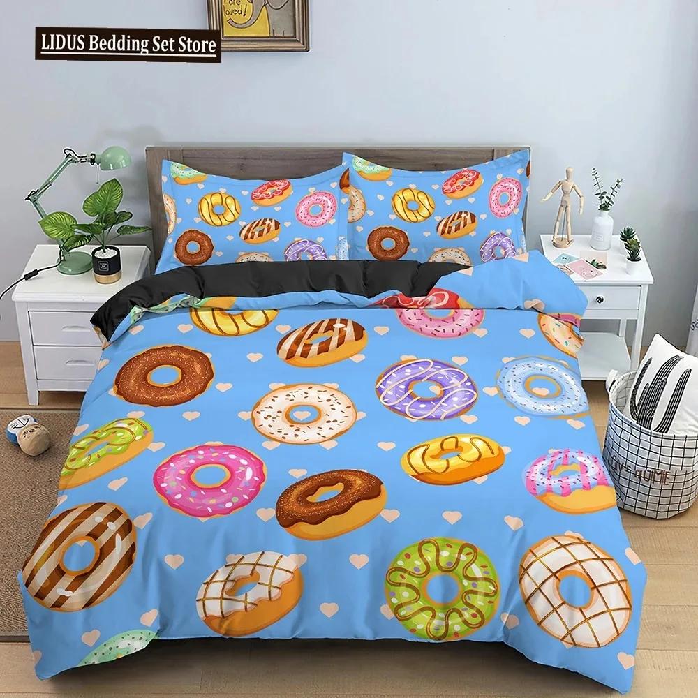 Comforter Colorful Donut Print King Queen Full Size Bedding Set Quilt Set For Adults Kids Teens Polyester Bedding Bedroom Comforter (quilt)-EU Single(135*200cm)3pcs
Comforter Colorful Donut Print King Queen Full Size Bedding Set Quilt Set For Adults Kids Teens Polyester Bedding Bedroom Comforter (quilt)-EU Single(135*200cm)3pcs