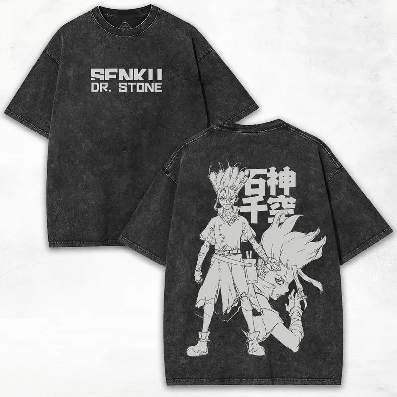 Anime Dr.STONE Ishigami Senkuu T-shirt Vintage Washed Oversized Tshirt High Quality Pure Cotton Tees Tops Men s Unisex Clothing L
Anime Dr.STONE Ishigami Senkuu T-shirt Vintage Washed Oversized Tshirt High Quality Pure Cotton Tees Tops Men s Unisex Clothing L