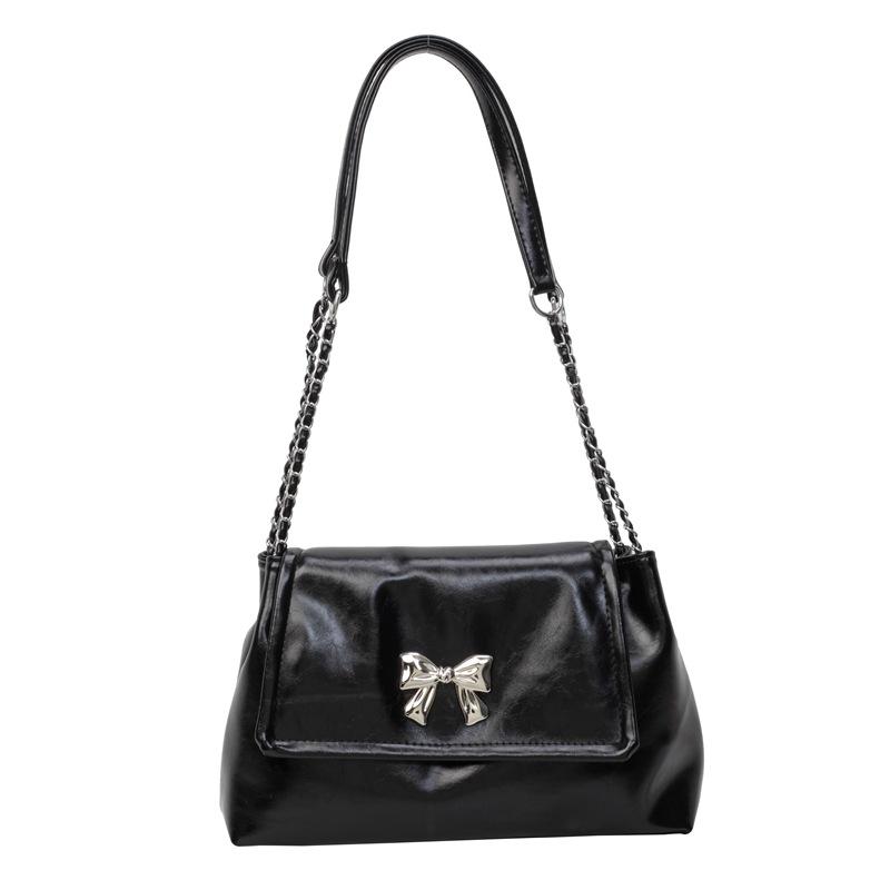 Women s bag bow commuter bag new portable large capacity tote bag single shoulder oblique span bag чорний
Women s bag bow commuter bag new portable large capacity tote bag single shoulder oblique span bag чорний