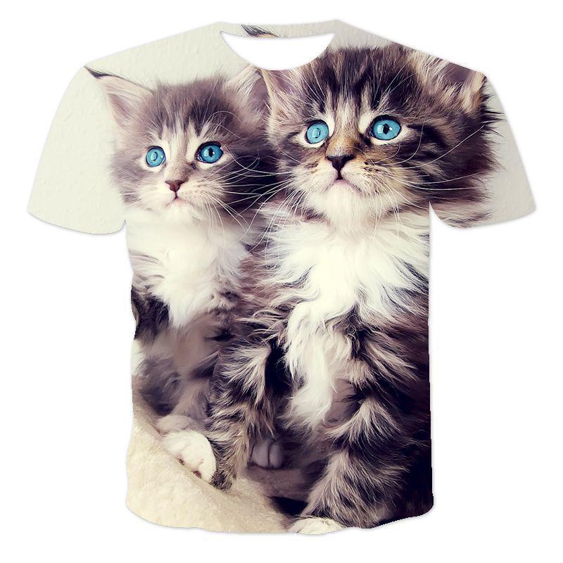 Summer Round Neck 3D Cat Printed Top Fashionable Casual Short Sleeved Children s Boy T-shirts XS
Summer Round Neck 3D Cat Printed Top Fashionable Casual Short Sleeved Children s Boy T-shirts XS
