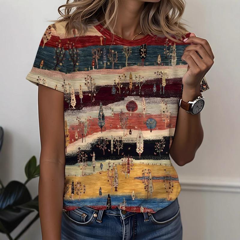 New Spring Summer Women s T- Shirt Gradual Print Oversized Top Fashion Clothingng Vintage Short-sleeved European Style Fashion 6XL різнокольоровий
New Spring Summer Women s T- Shirt Gradual Print Oversized Top Fashion Clothingng Vintage Short-sleeved European Style Fashion 6XL різнокольоровий