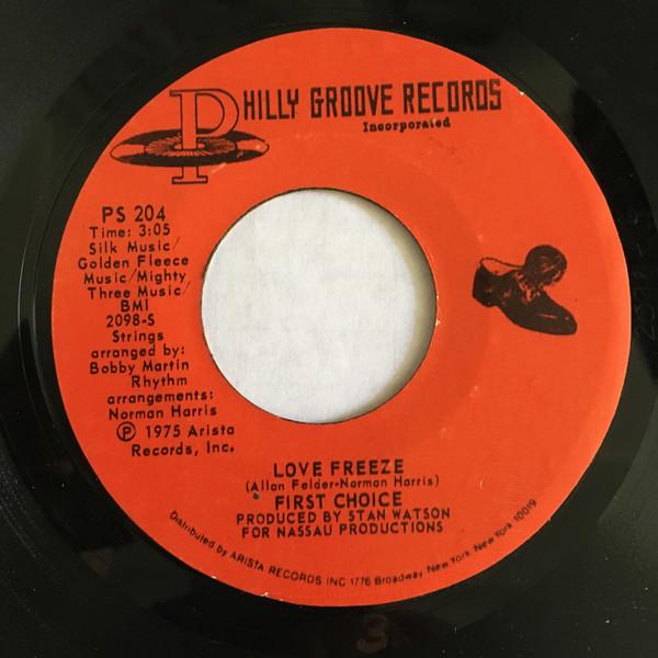 7-дюймовая пластинка FIRST CHOICE - Love Freeze / A Boy Named Junior PS204 Philly Groove R 1975 US Соул/Фанк Б/У
7-дюймовая пластинка FIRST CHOICE - Love Freeze / A Boy Named Junior PS204 Philly Groove R 1975 US Соул/Фанк Б/У