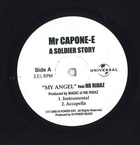 12inch Record MR. CAPONE-E - My Angel / Pimp In Me NONE Universal 2005 US Rap & Hip-Hop/R&B Used
12inch Record MR. CAPONE-E - My Angel / Pimp In Me NONE Universal 2005 US Rap & Hip-Hop/R&B Used