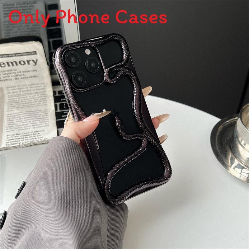 Case With Electroplated Snake Abstract Pattern Tpu Drop Protection For Grip And Style iPhone 17 Pro Max чорний
Case With Electroplated Snake Abstract Pattern Tpu Drop Protection For Grip And Style iPhone 17 Pro Max чорний
