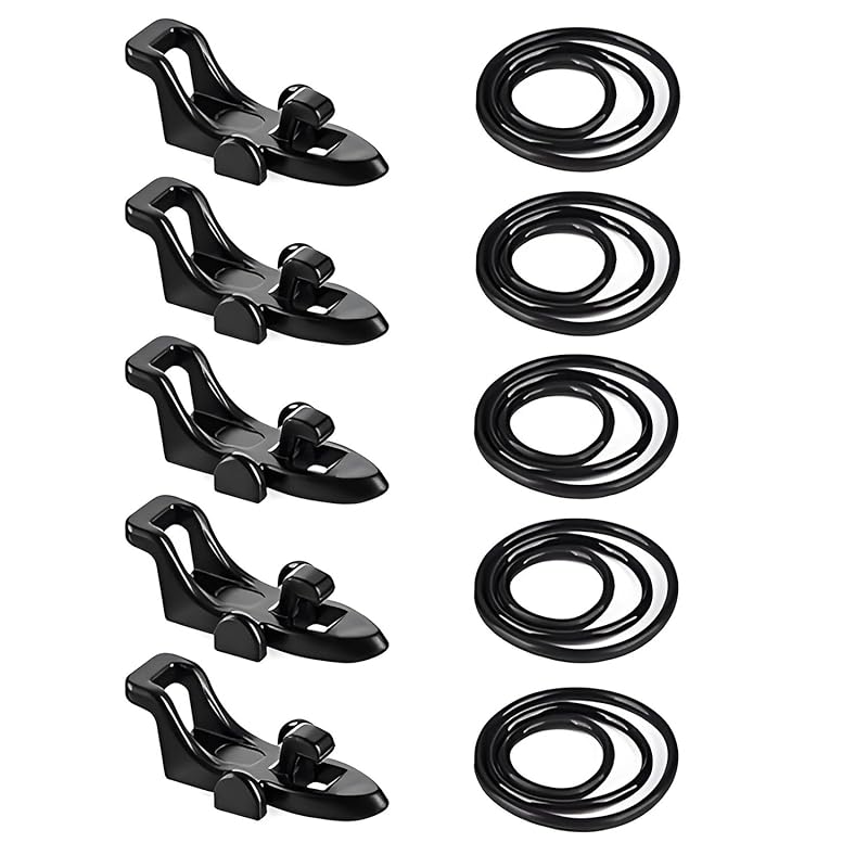 ANYTOP lure hook holder fishing gear New lure keeper set of 5 lure hook keeper fishing hook keeper Each with 3 different rubber rings Easy to install
ANYTOP lure hook holder fishing gear New lure keeper set of 5 lure hook keeper fishing hook keeper Each with 3 different rubber rings Easy to install