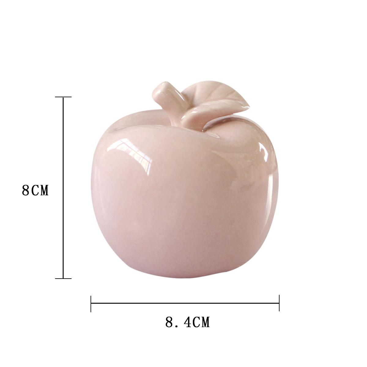 Creative Ceramic Apple Crafts White Pink Fruit Decoration Living Room Office Desktop Apple Decor Home Decoration Christmas Gift
Creative Ceramic Apple Crafts White Pink Fruit Decoration Living Room Office Desktop Apple Decor Home Decoration Christmas Gift