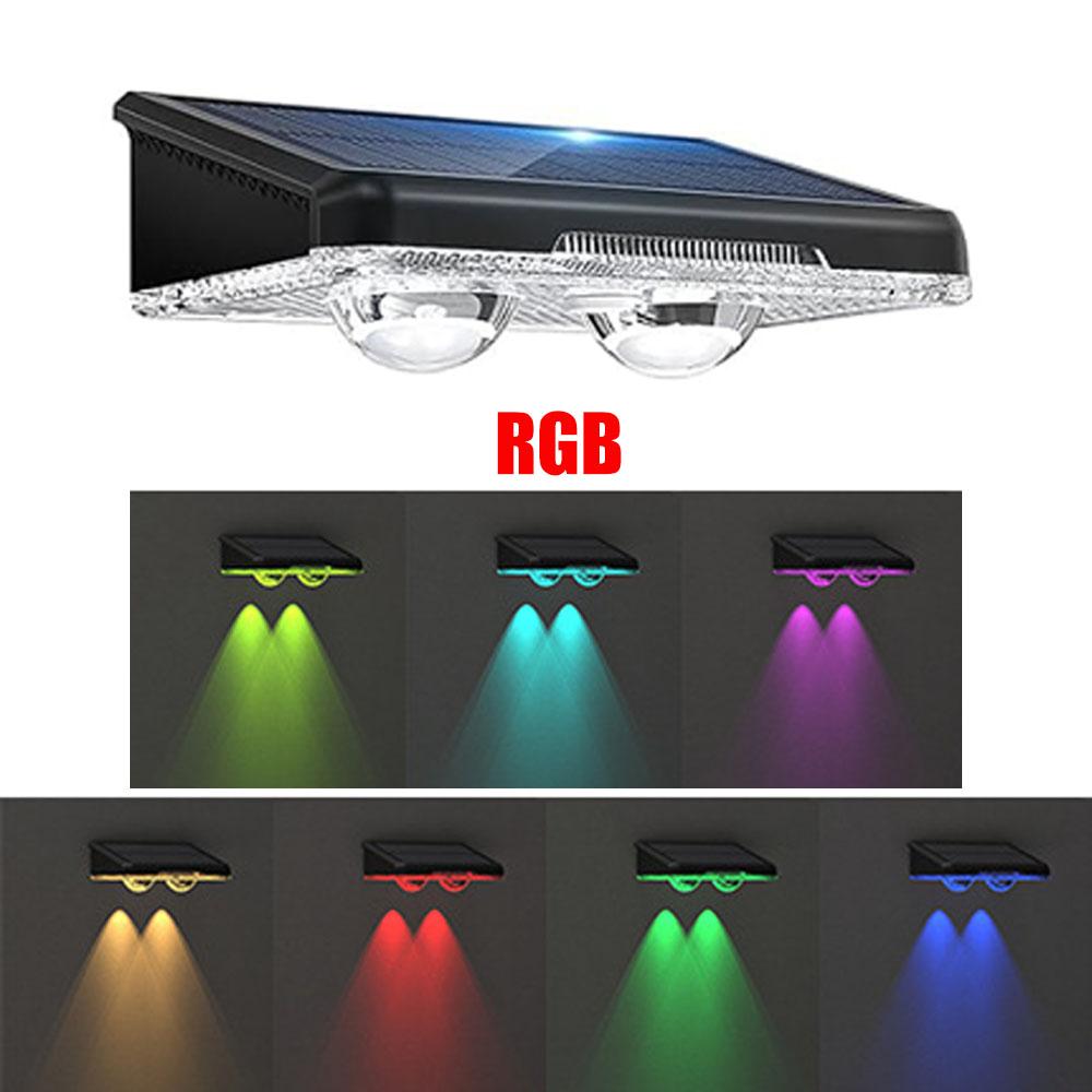 Outdoor Solar Fence Light LED Garden Wall Lights RGB and 3 Color Lighting IP65 Waterproof for Courtyard Decoration Light 1pcs
Outdoor Solar Fence Light LED Garden Wall Lights RGB and 3 Color Lighting IP65 Waterproof for Courtyard Decoration Light 1pcs