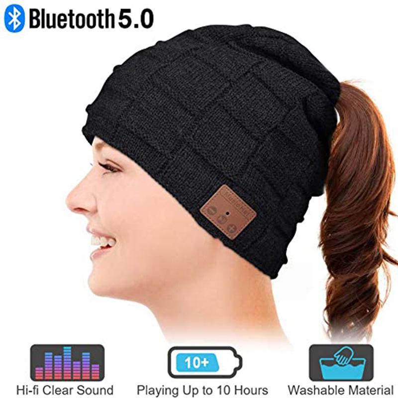 Bluetooth Music Earphone Hat 5.3, Dual Call, Velvet with Ponytail Hole
Bluetooth Music Earphone Hat 5.3, Dual Call, Velvet with Ponytail Hole
