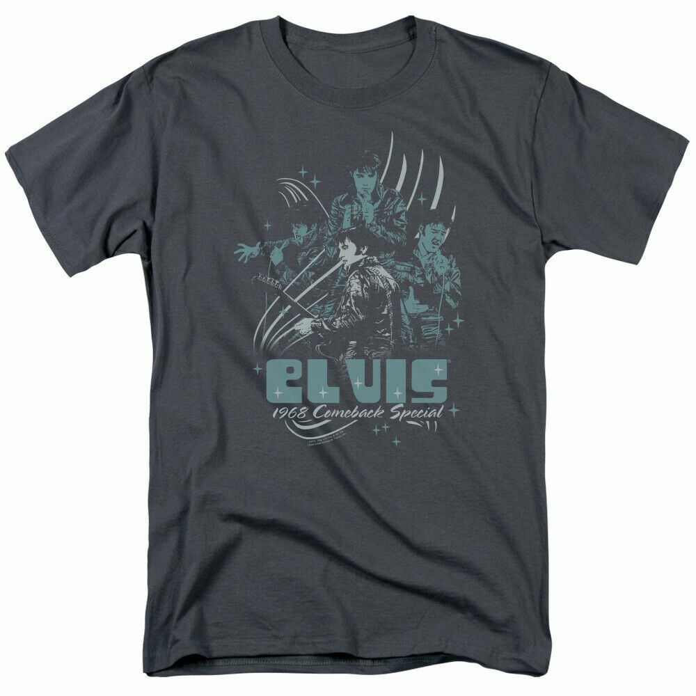 26 Elvis Presley 68 Leather T Shirt Mens Licensed The King Tee Charcoal Unisex T-Shirt M
26 Elvis Presley 68 Leather T Shirt Mens Licensed The King Tee Charcoal Unisex T-Shirt M