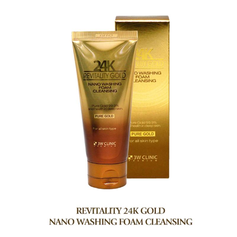 3W CLINIC - Premium Revitality 24K GOLD Nano Пенка для умывания очищающая 100 мл (3 варианта) 1PCS
3W CLINIC - Premium Revitality 24K GOLD Nano Пенка для умывания очищающая 100 мл (3 варианта) 1PCS