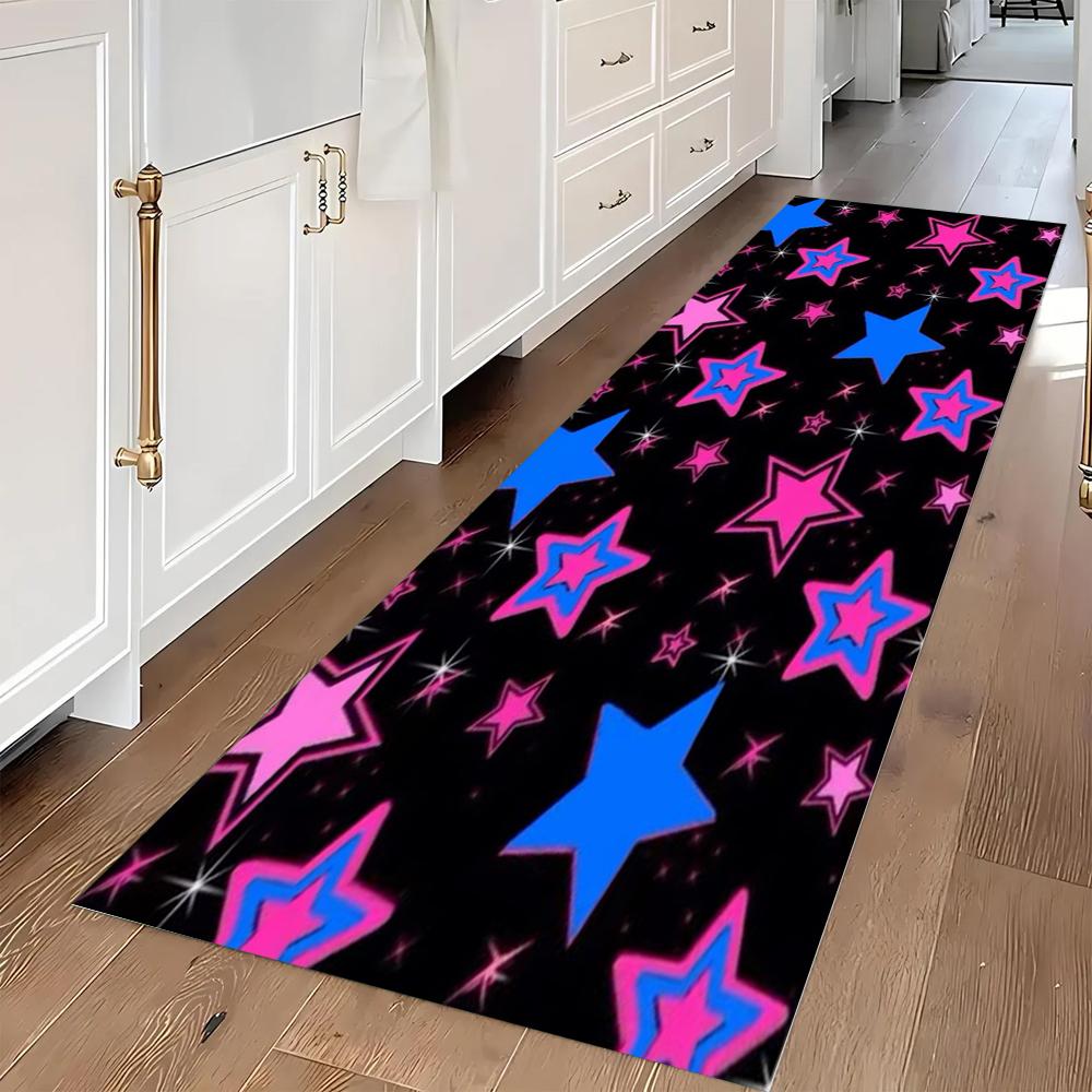 Geometric Star Bow Pattern Runner Rug Soft Non-Slip Carpet Y2K Home Decor Hallway Mat for Living Room Bedroom Entryway 40X120CM
Geometric Star Bow Pattern Runner Rug Soft Non-Slip Carpet Y2K Home Decor Hallway Mat for Living Room Bedroom Entryway 40X120CM