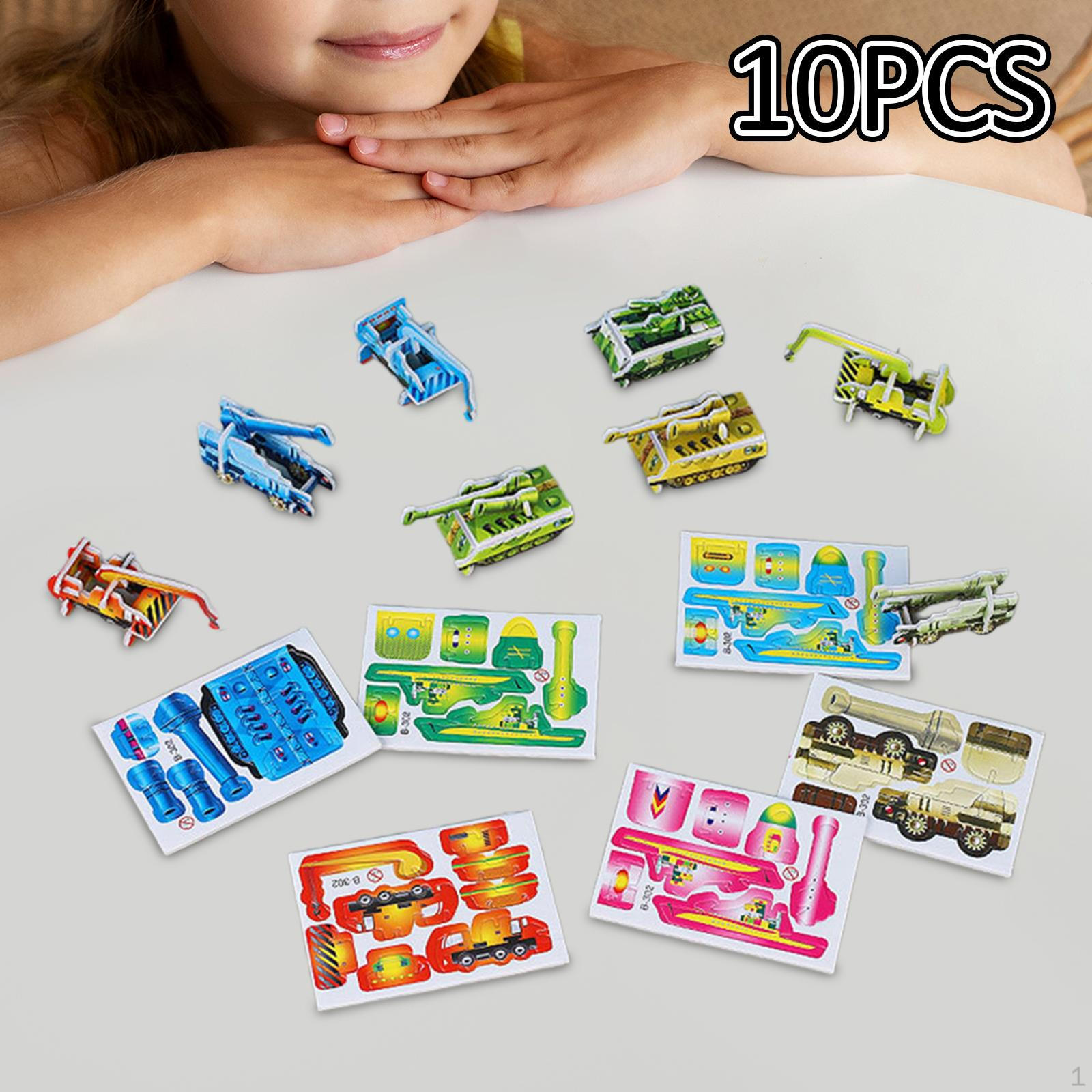 10 шт. 3D-пазлы с героями мультфильмов, игрушки Монтессори, развивающие когнитивные способности, образовательные для Tank
10 шт. 3D-пазлы с героями мультфильмов, игрушки Монтессори, развивающие когнитивные способности, образовательные для Tank